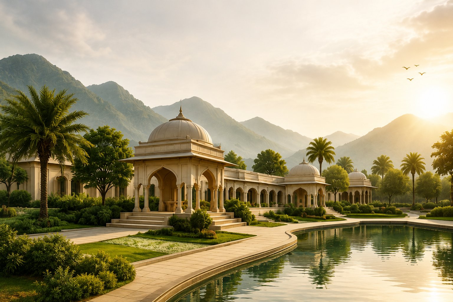 Roopam Resort grounds